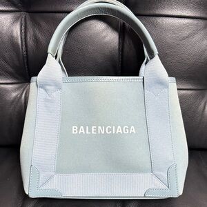 Balenciaga Sky Blue Tote Bag
